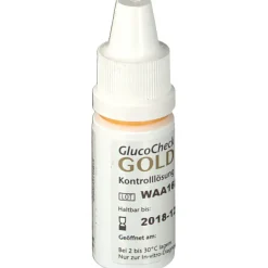 GlucoChek GOLD Kontrolllösung mittel| Best