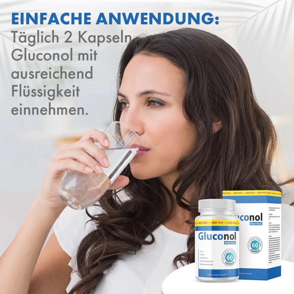 Gluconol Kapseln - Im praktischen Maxi-Pack!| Clearance