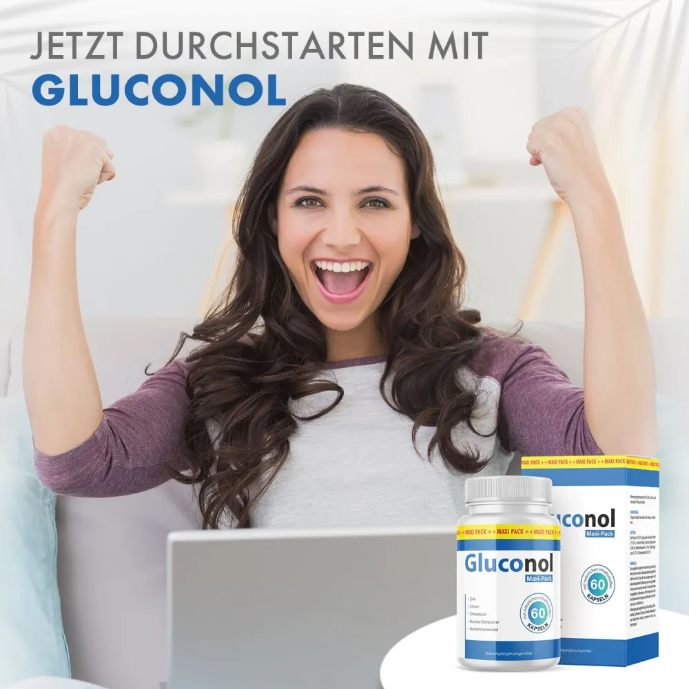 Gluconol Kapseln - Im praktischen Maxi-Pack!| Clearance