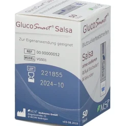 GLUCOSMART Salsa Blutzuckerteststreifen Dose| Clearance