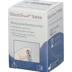 GLUCOSMART Salsa Blutzuckerteststreifen Dose| Clearance