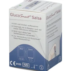 GLUCOSMART Salsa Blutzuckerteststreifen Dose| Clearance