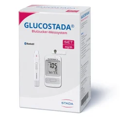 GLUCOSTADA® Blutzuckermessgerät SET mg/dL|
