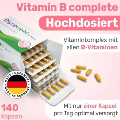 GLYCOWOHL Vitamin B complete mit allen B-Vitaminen + Inositol| Outlet
