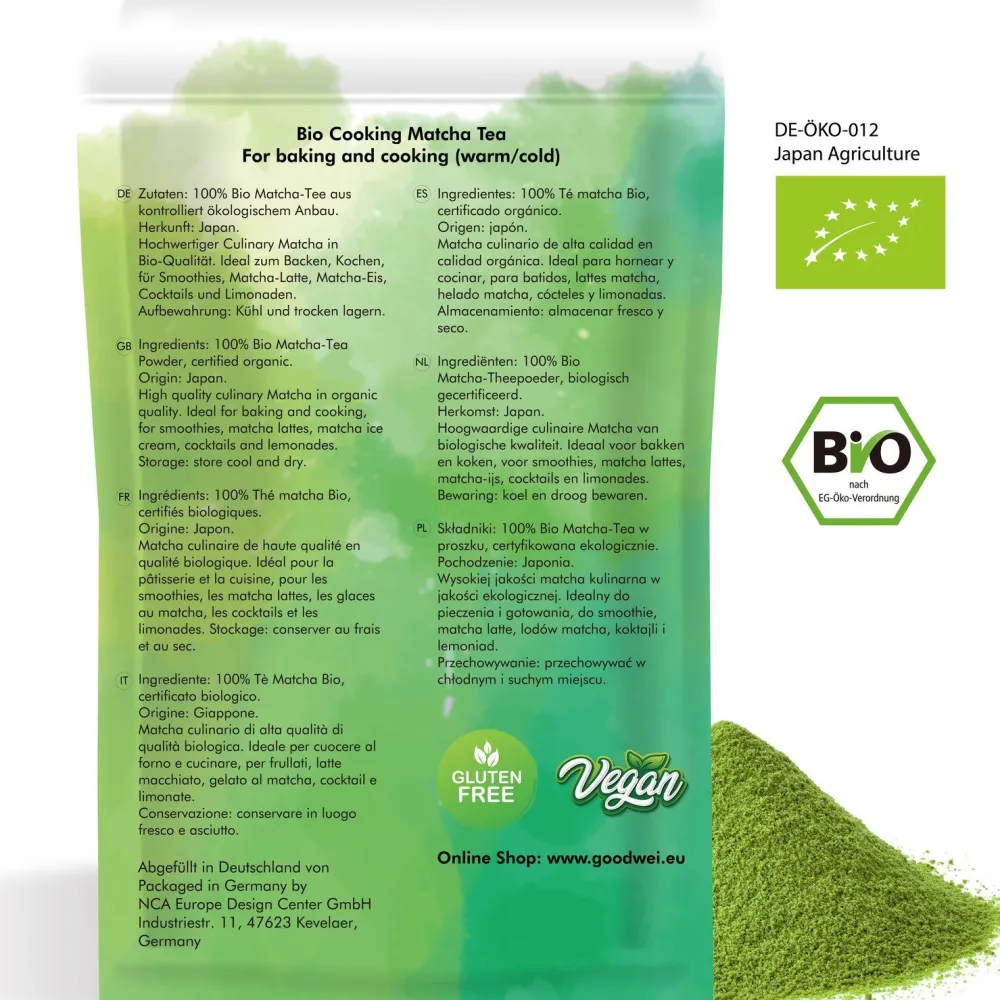 Goodwei Matcha Pulver Bio - Japanischer Culinary Matcha>