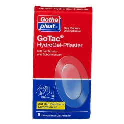 GoTac Hydro Gel-Pflaster oval 7,4 cm x 4,5 cm| Hot