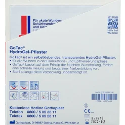 GoTac HydroGel-Pflaster steril 10 x 7 cm|
