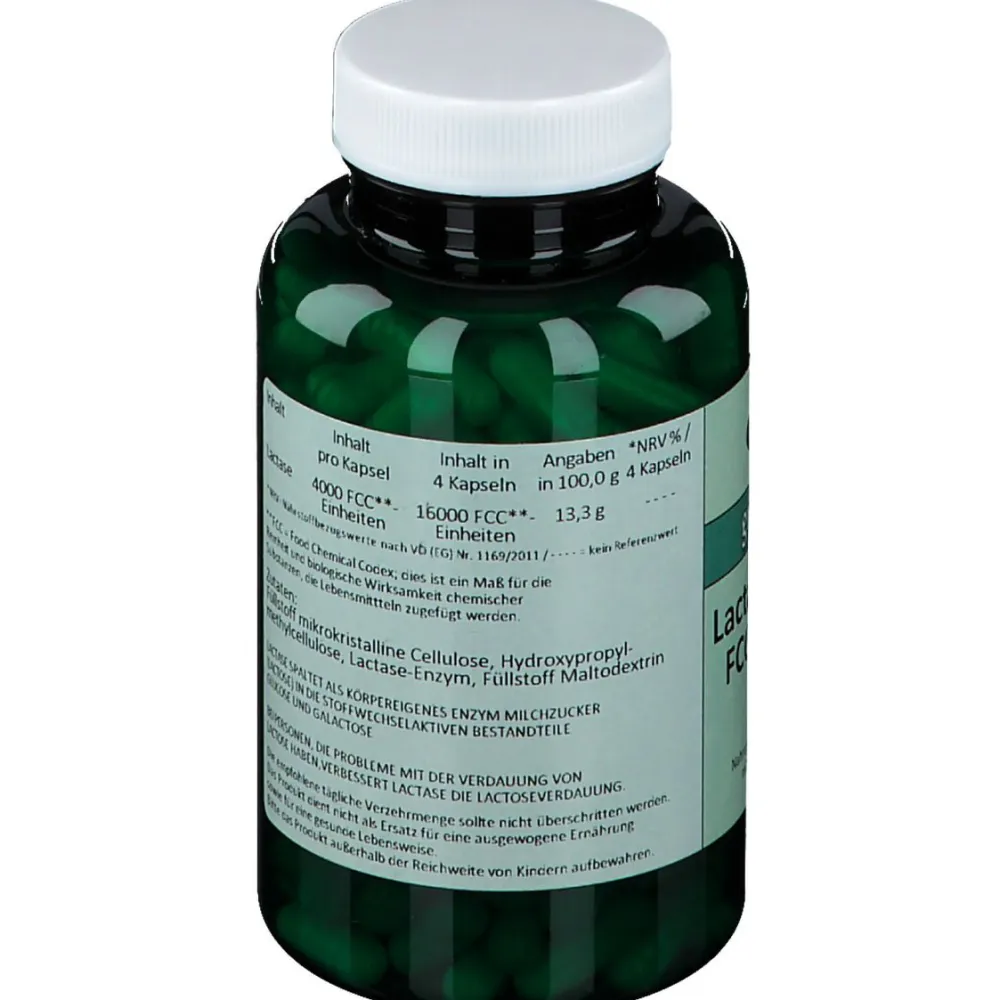 green line NUTRITHEKE Lactase 4000 FCC Enzym| Outlet