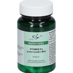 NUTRITHEKE Vitamin D3 3000 +200 K2 MK9|green line Outlet