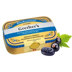 Grethers Blackcurrant Gold zuckerhaltige Pastillen> New