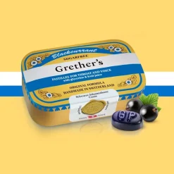 Grethers Blackcurrant Silber zuckerfreie Pastillen> Outlet