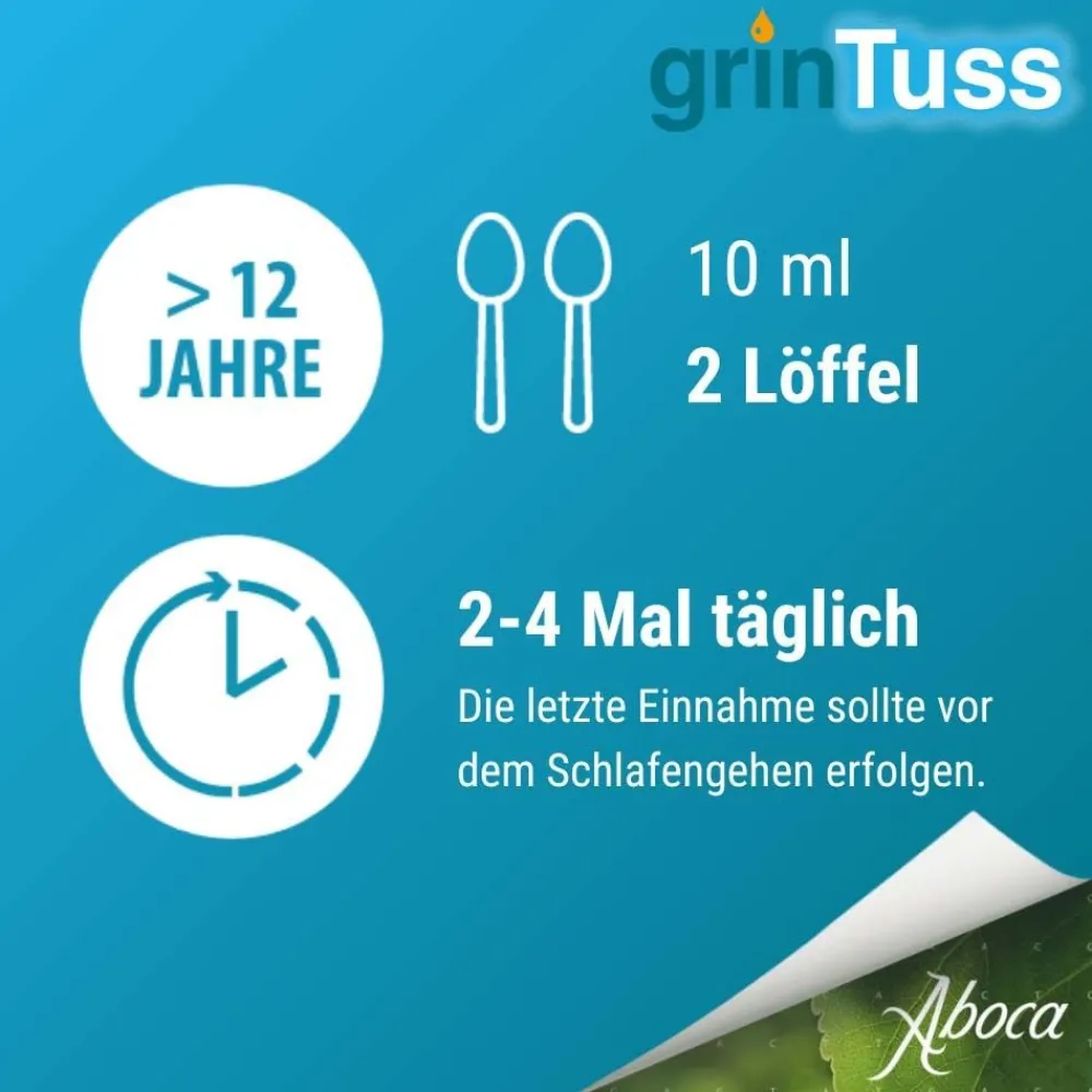 GrinTuss Erwachsene Hustensaft – bei trockenem Husten| Clearance