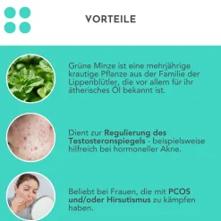 Grüne Minze Kapseln - Spearmint> New