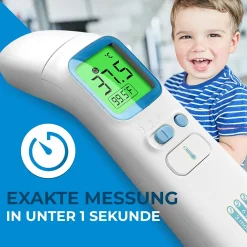 Fieberthermometer kontaktlos Infrarot - Hochpräzise Ohr Stirn><noscript><img width=