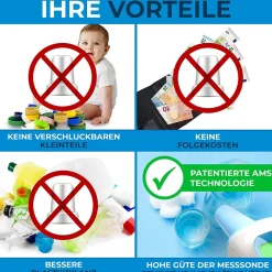 Fieberthermometer kontaktlos Infrarot - Hochpräzise Ohr Stirn><noscript><img width=