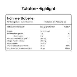 Gummily® Himalayan Shilajit Gummies - LABORGEPRÜFT - Ashwagandha & Chaga Extrakt><noscript><img width=