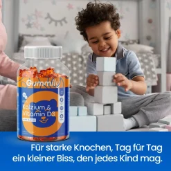 Gummily® Kinder Vitamin D3 Gummibärchen mit Kalzium - LABORGEPRÜFT><noscript><img width=