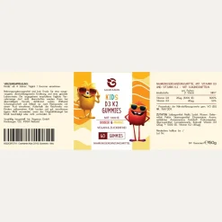 Gumtamin Vitamin D3 K2 Gummibärchen für Kinder| Clearance