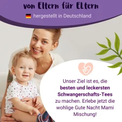 Gute Nacht Mami BIO Schwangerschaftstee mit Hopfen und Lavendel - von PregniVital®| Discount