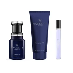 Essential Geschenkset Eau de Parfum + Shower Gel + Travel Spray>HACKETT New