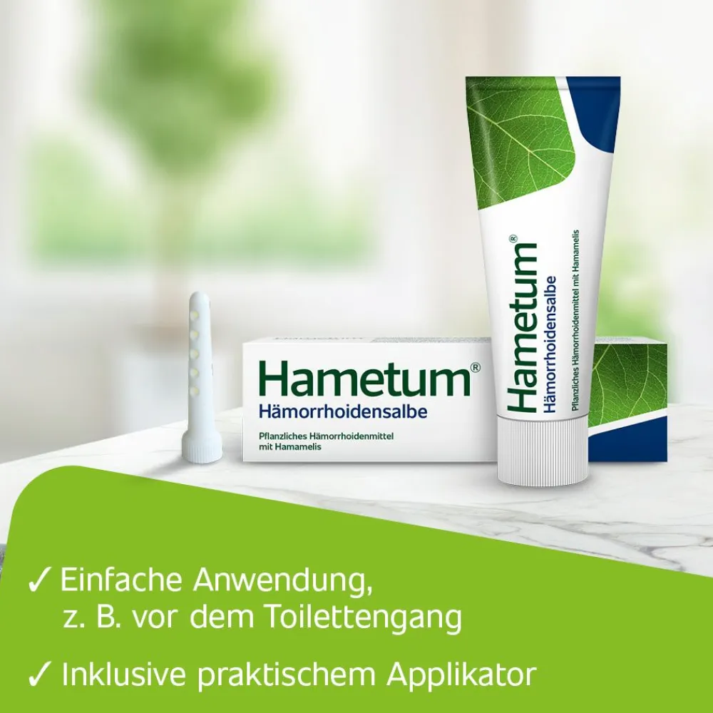 ® Hämorrhoidensalbe mit Applikator>Hametum Hot