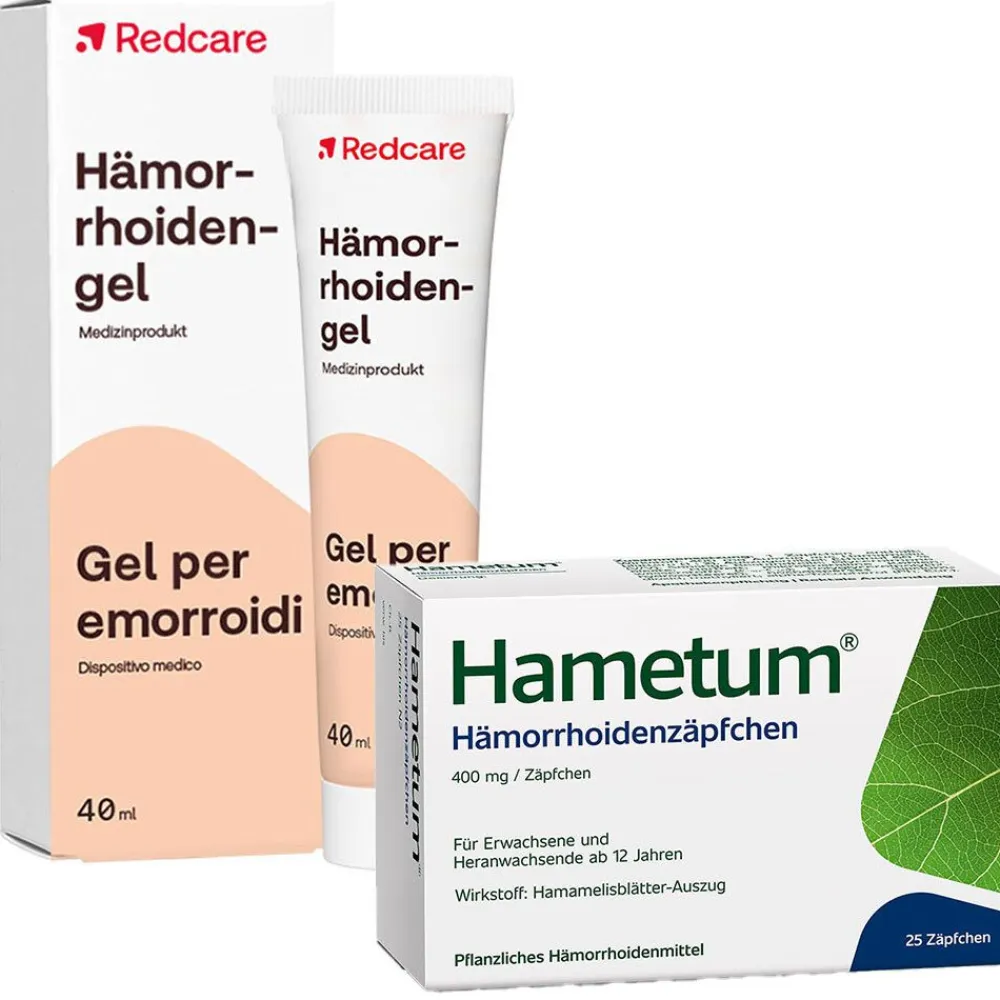 Hametum® Hämorrhoidenzäpfchen + Hämorrhoidengel|Redcare