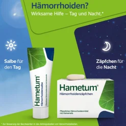 ® Hämorrhoidenzäpfchen + ® Feuchtpflegetücher|Hametum