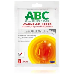 ABC® Wärme-Pflaster mit Sensitiv-Vlies 14 x 10 cm, 2 Pads>Hansaplast New