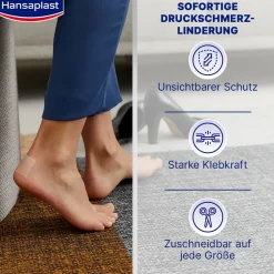 Druckstopp Pflaster | Sofortige Schmerzlinderung | Druckentlastung | Extra starke Haftung | 5 Stück - Jetzt 20% mit dem Code hp20 sparen|Hansaplast Best