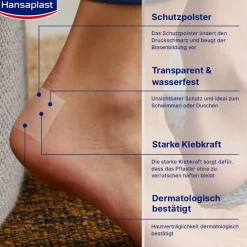 Druckstopp Pflaster | Sofortige Schmerzlinderung | Druckentlastung | Extra starke Haftung | 5 Stück - Jetzt 20% mit dem Code hp20 sparen|Hansaplast Best