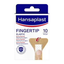 Fingerstrips Pflaster | Fingerpflaster | Besonders flexibler Wundschutz | Wasserabweisendes Pflaster | Schützt vor 99 % der Bakterien | 10 Stück - Jetzt 20% mit dem Code hp20 sparen|Hansaplast New
