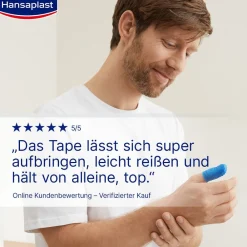 Fingerverband | Selbsthaftender Verband | Fixiert Wundauflagen | 5 m x 2,5 cm - Jetzt 20% mit dem Code hp20 sparen|Hansaplast Online
