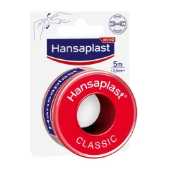 Fixierpflaster Classic | Pflasterrolle | Fixierung von Wundauflagen | 5m x 2,5 cm - Jetzt 20% mit dem Code hp20 sparen>Hansaplast Hot