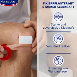 Fixierpflaster Classic | Pflasterrolle | Fixierung von Wundauflagen | 5m x 2,5 cm - Jetzt 20% mit dem Code hp20 sparen>Hansaplast Hot