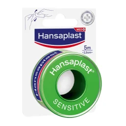 Fixierpflaster Sensitive | Hautfreundliches Verbandsmaterial | Fixiertape | 5m x 2,5 cm - Jetzt 20% mit dem Code hp20 sparen>Hansaplast Clearance