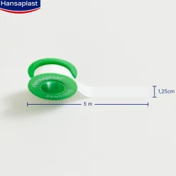Fixierpflaster Sensitive | Hautfreundlich | Von Hand reißbar | Zur Fixierung von Wundauflagen | 5 m x 1,25 cm - Jetzt 20% mit dem Code hp20 sparen|Hansaplast Outlet