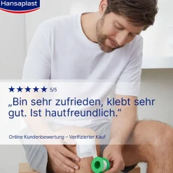 Fixierpflaster Sensitive | Hautfreundlich | Von Hand reißbar | Zur Fixierung von Wundauflagen | 5 m x 1,25 cm - Jetzt 20% mit dem Code hp20 sparen|Hansaplast Outlet