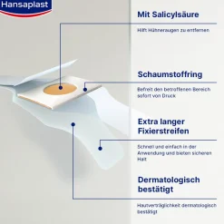 Hühneraugen-Pflaster I 8 Stück - Jetzt 20% mit dem Code hp20 sparen|Hansaplast
