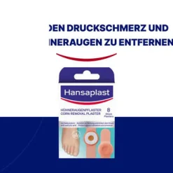 Hühneraugen-Pflaster I 8 Stück - Jetzt 20% mit dem Code hp20 sparen|Hansaplast