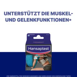 Kinesiologie Tape Schwarz | Unterstützt die Muskel- und Gelenkfunktion | Aktive Erholung | Fördert die Durchblutung | 5 cm x 5 m - Jetzt 20% mit dem Code hp20 sparen><noscript><img width=