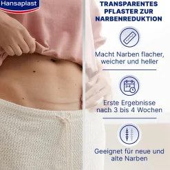 Narben Reduktion XL | Pflaster für Narben | Wasserfeste Narbenpflaster | 21 Stk. - Jetzt 20% mit dem Code hp20 sparen>Hansaplast Hot