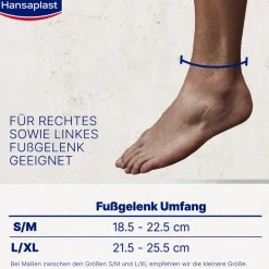 Performance Fußgelenkbandage S/M | Schützende Sportbandage | Fußgelenkbandage | Flexibel - Jetzt 20% mit dem Code hp20 sparen><noscript><img width=