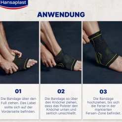 Performance Fußgelenkbandage S/M | Schützende Sportbandage | Fußgelenkbandage | Flexibel - Jetzt 20% mit dem Code hp20 sparen><noscript><img width=