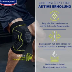 Performance Kniebandage L/XL | Schützende Sportbandage | Knieschoner | Flexible Bandage - Jetzt 20% mit dem Code hp20 sparen|Hansaplast Outlet