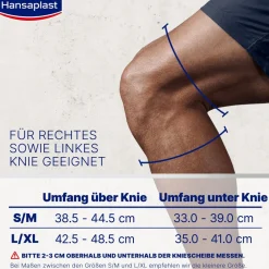 Performance Kniebandage L/XL | Schützende Sportbandage | Knieschoner | Flexible Bandage - Jetzt 20% mit dem Code hp20 sparen|Hansaplast Outlet