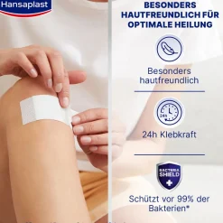 Sensitive Pflaster | Pflaster für empfindliche Haut | Schonender Wundschutz | 10 Stk. - Jetzt 20% mit dem Code hp20 sparen|Hansaplast Sale