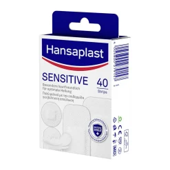 Sensitive Pflaster | Pflaster für empfindliche Haut | Schonender Wundschutz | 40 Stk. - Jetzt 20% mit dem Code hp20 sparen|Hansaplast New