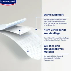 Sensitive 4XL Wundpflaster | Steril | Besonders hautfreundlich | Für größere & postoperative Wunden | Blockiert 99 % der Bakterien | 10 x 20 cm | 5 Stück - Jetzt 20% mit dem Code hp20 sparen><noscript><img width=