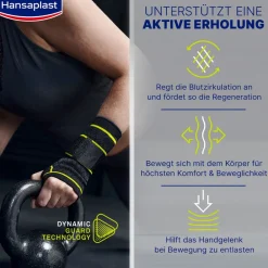 Sport Handgelenkbandage S/M | Schützende Sportbandage | Handgelenkschoner | Flexibel - Jetzt 20% mit dem Code hp20 sparen|Hansaplast Online