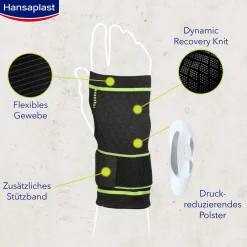 Sport Handgelenkbandage S/M | Schützende Sportbandage | Handgelenkschoner | Flexibel - Jetzt 20% mit dem Code hp20 sparen|Hansaplast Online